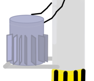 これが今日調査する変圧器です。 ハウスタッフワークス